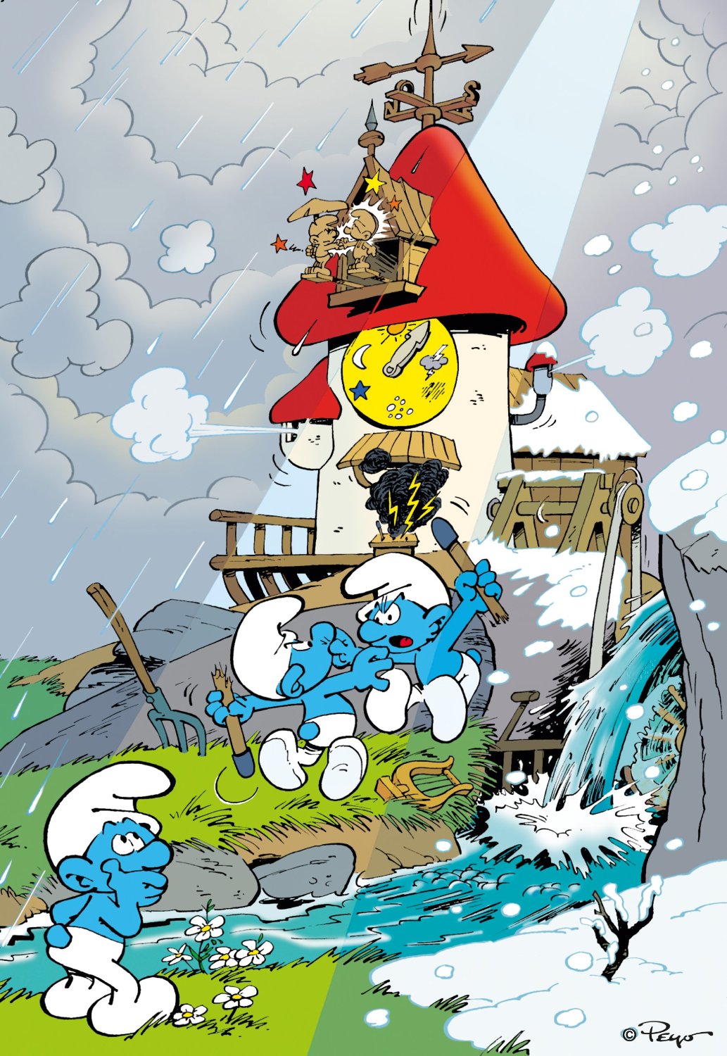 Smurf Comic Books The Weather Smurfing Machine The Smurfic Games