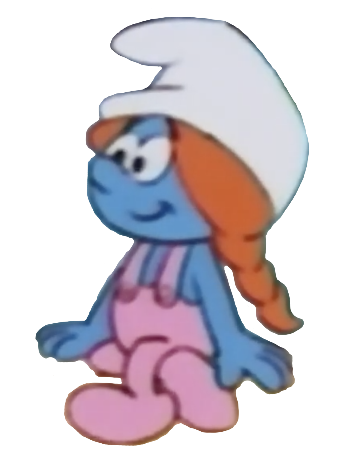 Smurfette Smurfs Smurf Girl Cartoon 80s Lapel Pin
