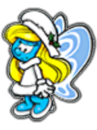 Christmas smurfette