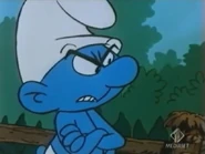 The scene where Grouchy Smurf angry to hear about the departure of Clumsy Smurf, which were cut in the syndicated version, including present-day DVD releases and official YouTube version.