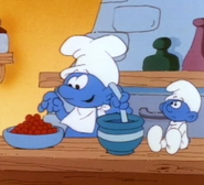 Greedy and Baby Smurf