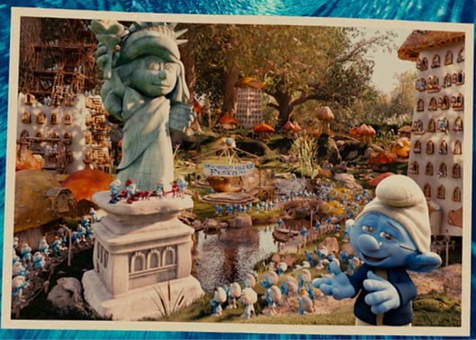 smurf village movie