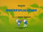 Smurfiplication Title Card