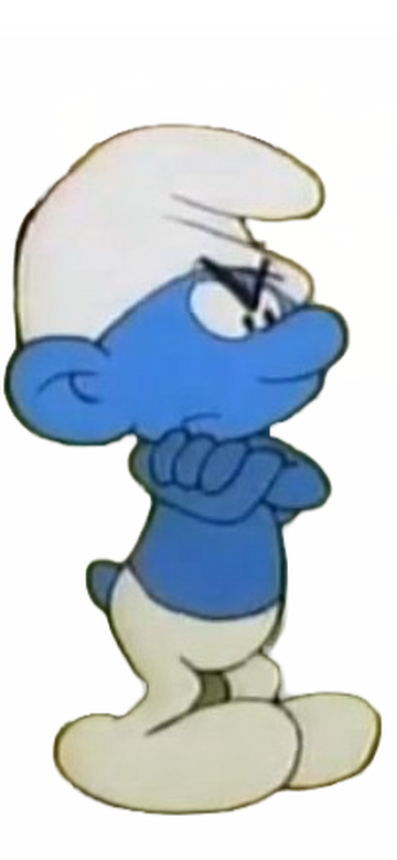 The smurfs on sale grouchy