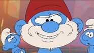 Creepy Papa Smurf Face