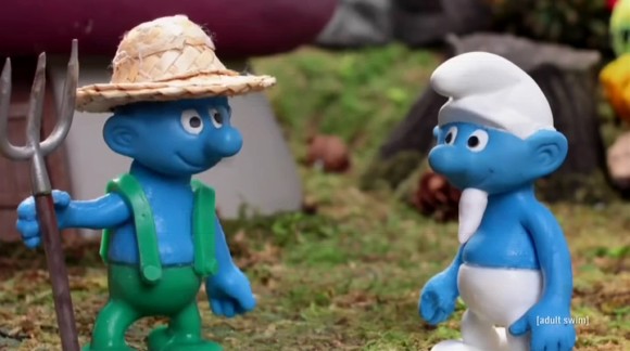 robot chicken smurfs