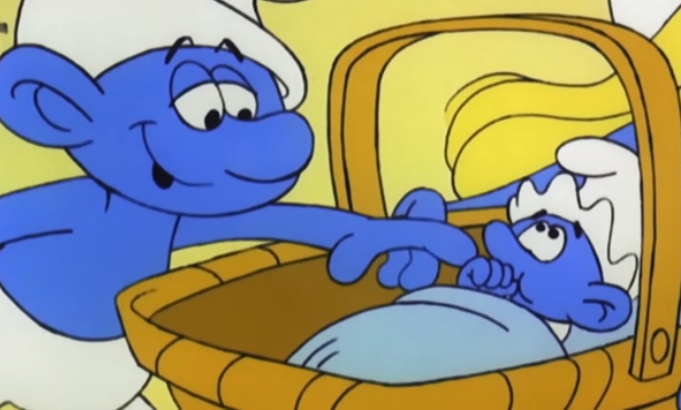 OS SMURFS - O BEBÊ SMURF