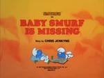 Baby Smurf Missing