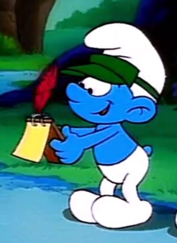 OS SMURFS - O SMURF REPÓRTER