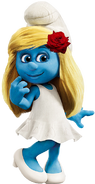 Smurfette with Rose