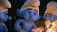 Movie Hefty At Camp Fire.jpg (64 KB) Hefty Smurf as he'll appear in "Smurfy Hollow"