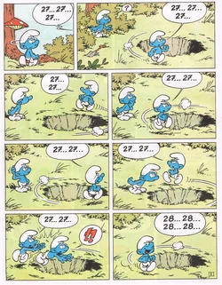 An example of one-page gags