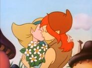 Woody And Laconia's Kiss