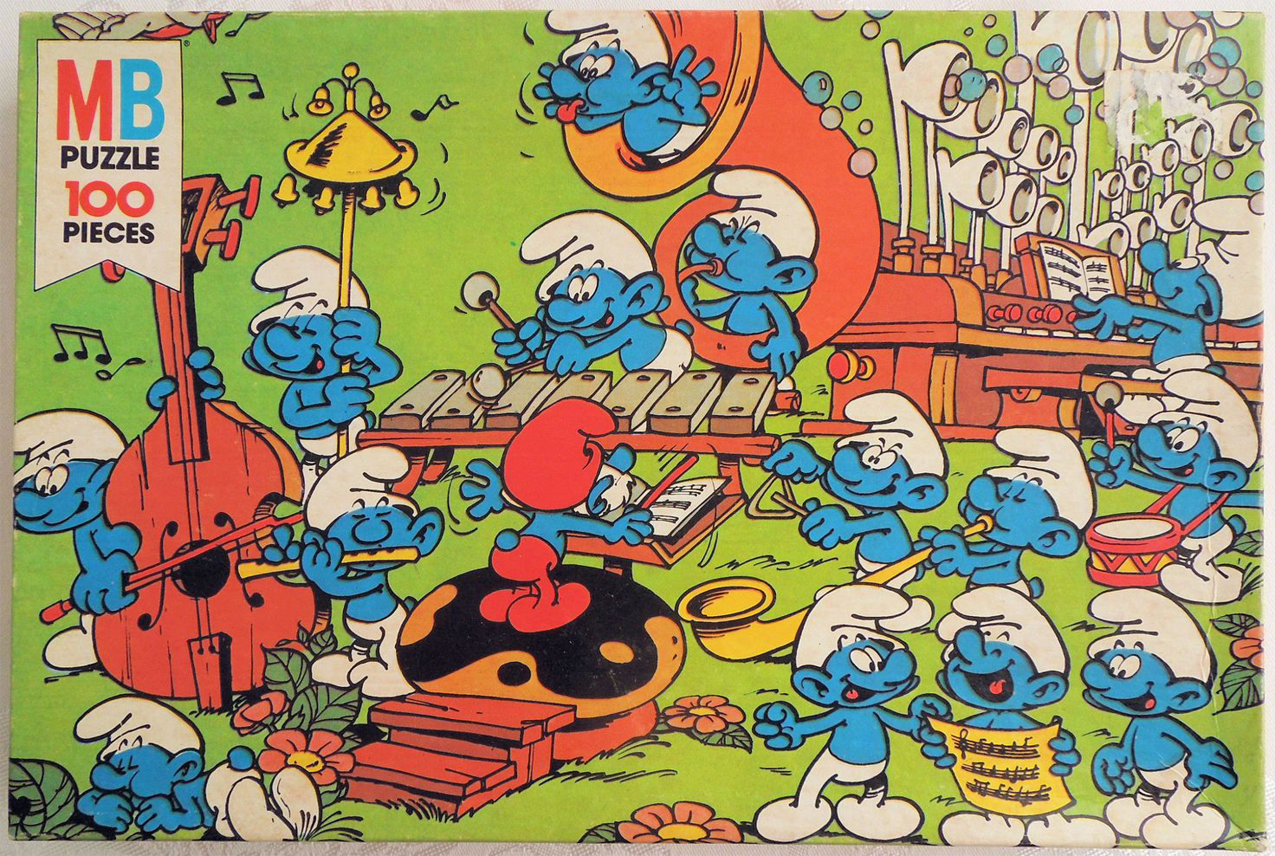 Vintage 1982 The Smurf Card Game 39 Play Cards By Milton Bradley Complete  *Read*