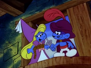 Princess Smurfette is saved by Don Smurfo!