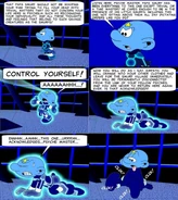 Empath suffers the indignity of not wearing a Smurf hat in Psychelia