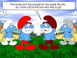 Papa Smurf Vs Great Leader