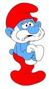 Papa Smurf Crushed