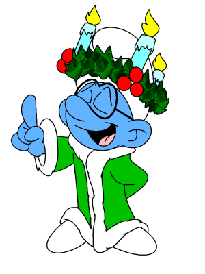 Smurf present outlet
