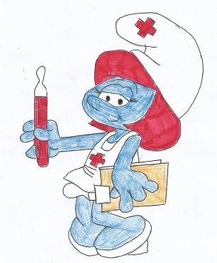 Nurse Smurfette (Hero Stories) .