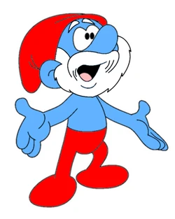 Papa Smurf Serenading