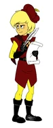 The colored version of his second profile image.