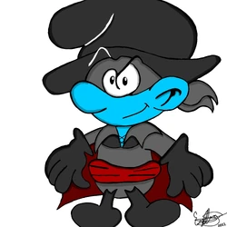 Smurf Zorro