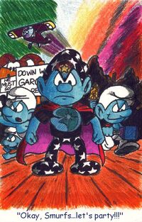 Empath: The Luckiest Smurf - Papa Smurf & Mama Smurfette / Recap - TV Tropes