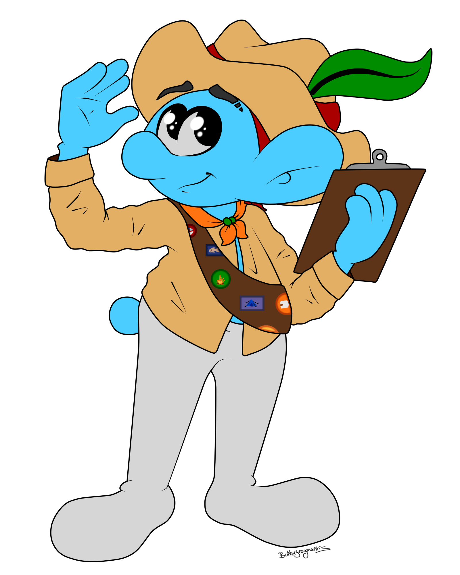 Smurf (language), Smurfs Fanon Wiki