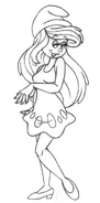 Human Smurfette Sketch - Smurfs.jpg (237 KB) After AHS expressed curiosity in what human Smurfette would look like, I took the liberty of making this illustration. Drawn on Jan. 28th, 2013.