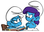 How hard is it to remember the most important Smurf in the village: Brainy Smurf? Colored on Nov. 10th, 2020.