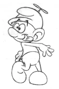 The sketch for his profile image. Drawn on Aug. 14th, 2012.