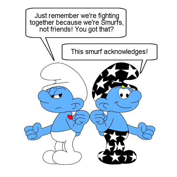 Empath singing the Smurf song