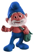 Mirror Universe Papa Smurf as he would appear in a live-action movie