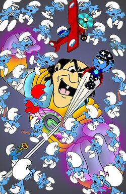 Gargamel Anti-Monitor Parody