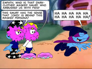 Empath and Polaris become victims of the Masked Pie Smurfer