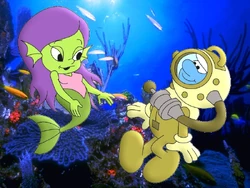 Handy And Marina Underwater
