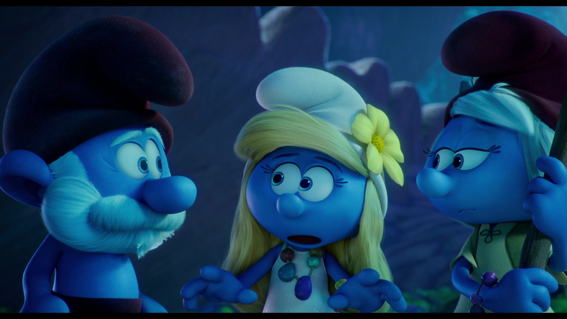 went on and on until Mother Smurfette stepped into a pool of light, allowin...