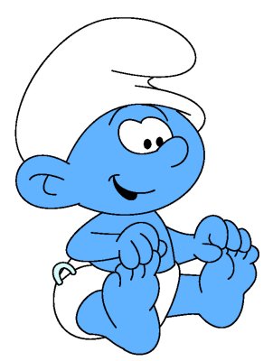 smurfette having a baby