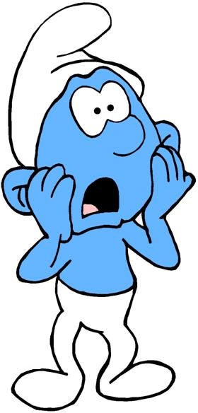 Panicky Smurf was a new Smurf character created specifically for the 2011 f...