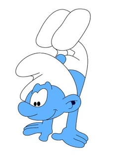 Acrobat Smurf