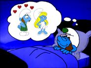 Duncan having a Smurfette dream