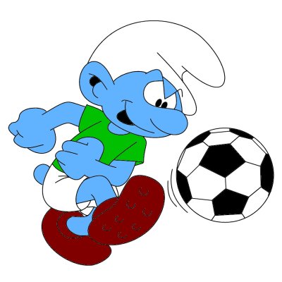 Playskool - Smurfs - Soccer Star - Wood Puzzle 325-8, Smurfs Wiki