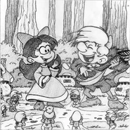 The official illustration for "Kiddie Crushes" features Hefty at the bottom middle to Greedy's right. Drawn on June 18th, 2014.