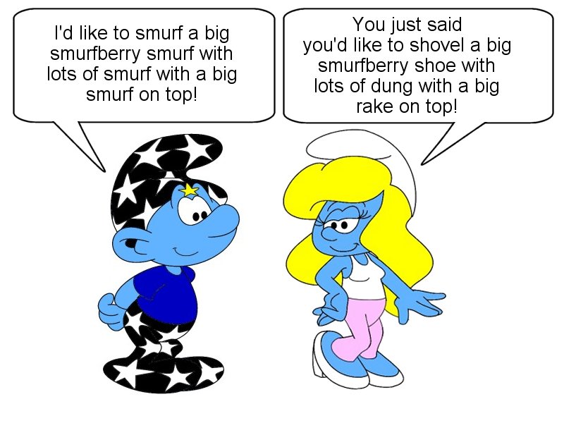 Smurf (language), Smurfs Fanon Wiki