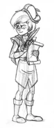 The sketch to his latest profile picture. Drawn between March 18th - 20th, 2012.
