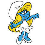2 sides smurfette