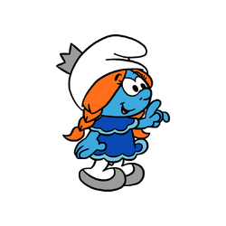 Smurf with red hair discount