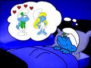 Tapper having a Smurfette dream