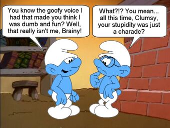 Just Be Yourself Clumsy Smurf Smurfs Fanon Wiki Fandom